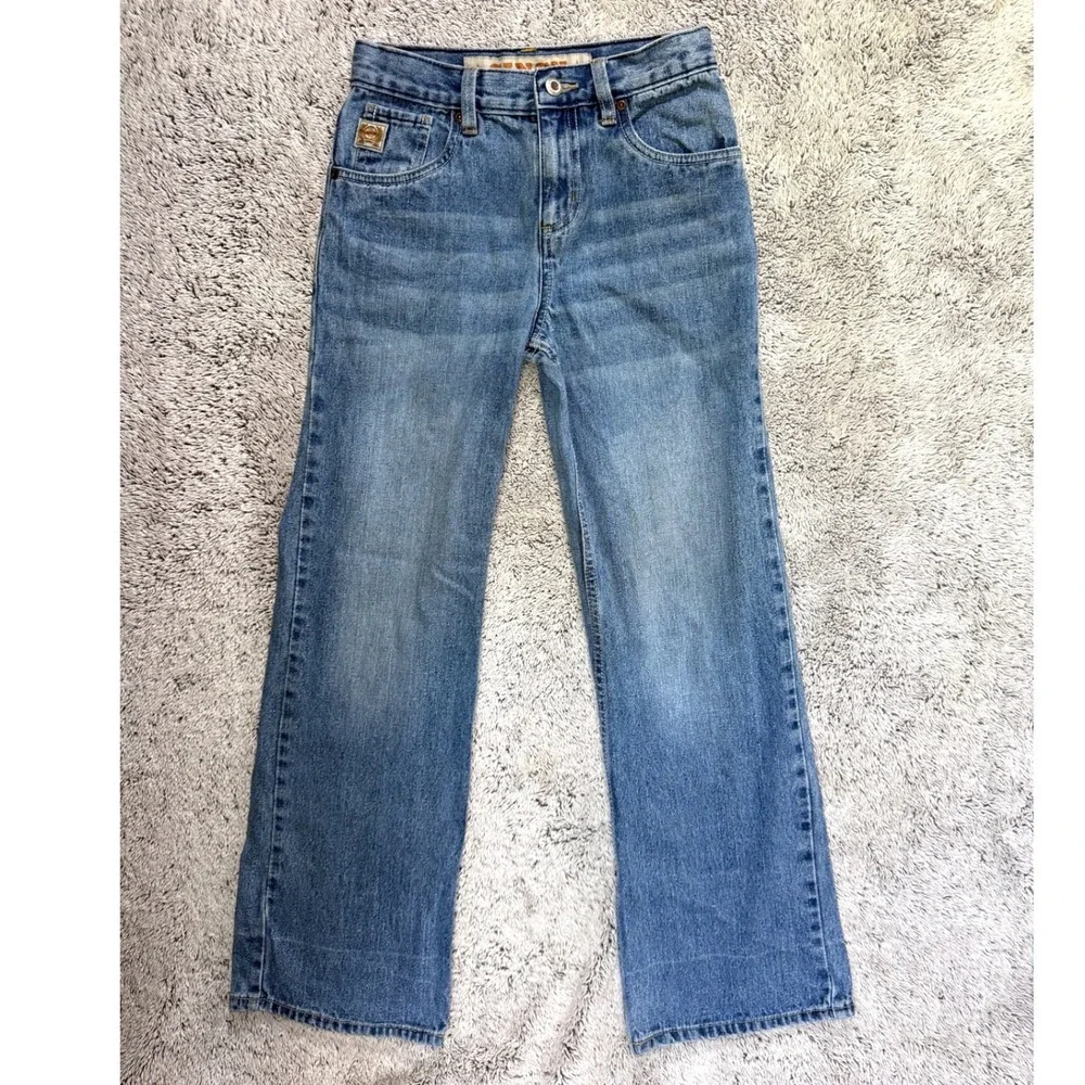 Cinch Boys Tanner Relaxed Fit Fashion Jeans Med Wash Blue 14S MB16981001 Western